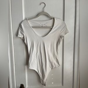 Olive + Oak White Bodysuit